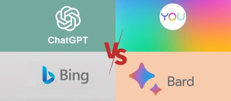 ChatGPT, Bing, You.com & Bard im KI-Vergleich